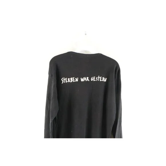 Vintage Mens XL Germany Saw IV Sterben War Gestern Movie Promo Long Sleeve Shirt